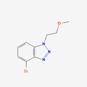 4-Bromo-1-(2-methoxyethyl)-1H-benzo[d][1,2,3]triazole - 