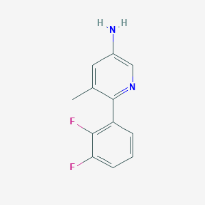 6-(2,3-Difluorophenyl)-5-methylpyridin-3-amine - 