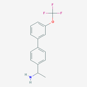 1-(3'-(Trifluoromethoxy)-[1,1'-biphenyl]-4-yl)ethanamine - 