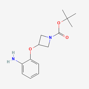 tert-Butyl 3-(2-aminophenoxy)azetidine-1-carboxylate - 