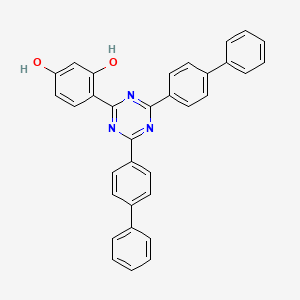 1,3-Benzenediol, 4-[4,6-bis([1,1'-biphenyl]-4-yl)-1,3,5-triazin-2-yl]- - 182918-16-7