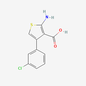 2-Amino-4-(3-chlorophenyl)thiophene-3-carboxylic acid - 