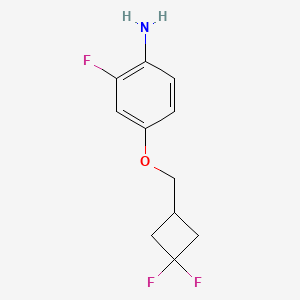 4-((3,3-Difluorocyclobutyl)methoxy)-2-fluoroaniline - 