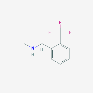 (1R)-N-{1-[2-(trifluoromethyl)phenyl]ethyl}methylamine - 