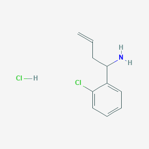 (S)-1-(2-Chlorophenyl)but-3-en-1-amine hydrochloride - 