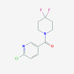 (6-Chloropyridin-3-yl)(4,4-difluoropiperidin-1-yl)methanone - 
