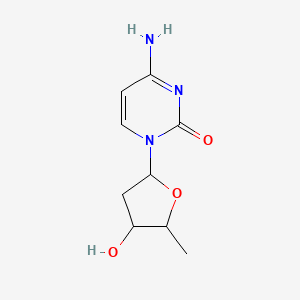 4-Amino-1-(4-hydroxy-5-methyloxolan-2-yl)pyrimidin-2-one - 