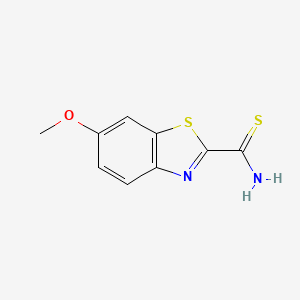 2-Benzothiazolecarbothioamide,6-methoxy-(9CI) - 