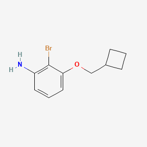 2-Bromo-3-(cyclobutylmethoxy)aniline - 