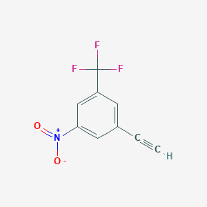 1-Ethynyl-3-nitro-5-(trifluoromethyl)benzene - 