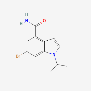 6-Bromo-1-isopropyl-1H-indole-4-carboxylic acid amide - 