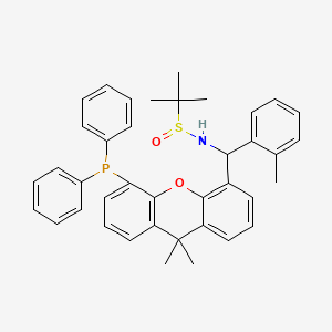 (R)-N-[(S)-[5-(Diphenylphosphino)-9,9-dimethyl-9H-xanthen-4-yl](o-tolyl)methyl]-2-methylpropane-2-sulfinamide - 