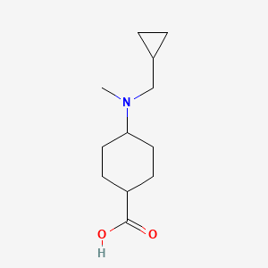 (1r,4r)-4-((Cyclopropylmethyl)(methyl)amino)cyclohexanecarboxylic acid - 