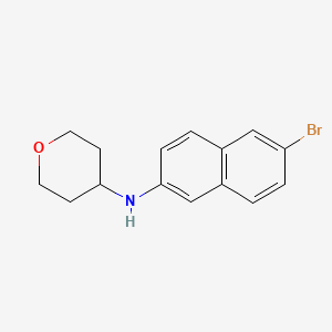 (6-Bromo-naphthalen-2-yl)-(tetrahydro-pyran-4-yl)-amine - 