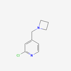 4-[(Azetidin-1-yl)methyl]-2-chloropyridine - 