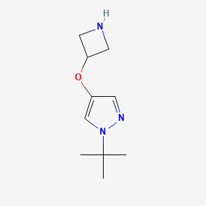4-(Azetidin-3-yloxy)-1-tert-butyl-1H-pyrazole - 
