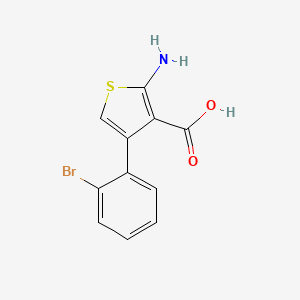 2-Amino-4-(2-bromophenyl)thiophene-3-carboxylic acid - 