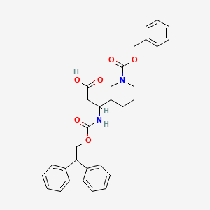 3-N-Fmoc-amino-3-(3'-Cbz)piperidine-propionic acid - 886362-38-5