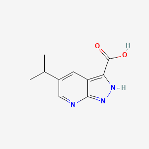 5-Isopropyl-1H-pyrazolo[3,4-b]pyridine-3-carboxylic acid - 