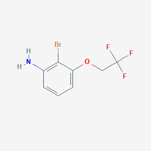 2-Bromo-3-(2,2,2-trifluoroethoxy)aniline - 