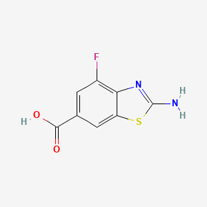 2-Amino-4-fluoro-1,3-benzothiazole-6-carboxylic acid - 