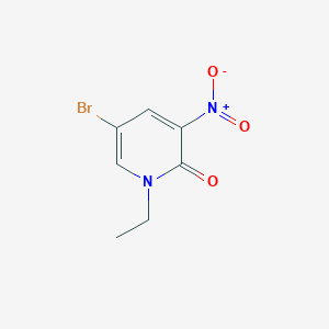 5-Bromo-1-ethyl-3-nitro-1,2-dihydropyridin-2-one - 