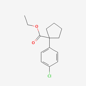 Ethyl 1-(4-chlorophenyl)cyclopentane-1-carboxylate - 278791-36-9