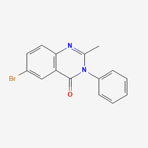 4(3H)-Quinazolinone, 6-bromo-2-methyl-3-phenyl- - 4546-25-2