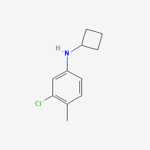 3-chloro-N-cyclobutyl-4-methylaniline - 