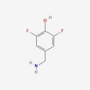 4-(Aminomethyl)-2,6-difluorophenol - 