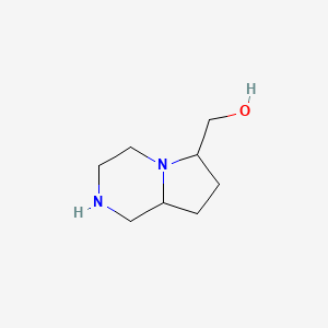 {Octahydropyrrolo[1,2-a]piperazin-6-yl}methanol - 