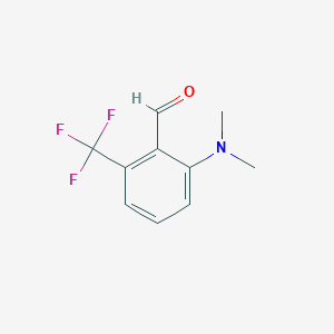 2-(Dimethylamino)-6-(trifluoromethyl)benzaldehyde - 