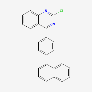 2-Chloro-4-(4-(naphthalen-1-yl)phenyl)quinazoline - 