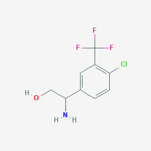 2-Amino-2-(4-chloro-3-(trifluoromethyl)phenyl)ethanol - 