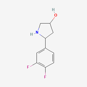5-(3,4-Difluorophenyl)pyrrolidin-3-ol - 1341419-89-3