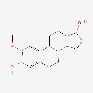 2-Methoxy-13-methyl-6,7,8,9,11,12,14,15,16,17-decahydrocyclopenta[a]phenanthrene-3,17-diol - 