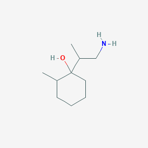 1-(1-Aminopropan-2-yl)-2-methylcyclohexan-1-ol - 