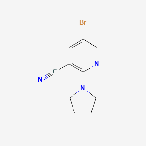 5-Bromo-2-(pyrrolidin-1-yl)nicotinonitrile - 