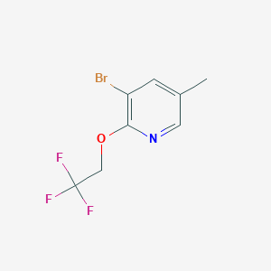 3-Bromo-5-methyl-2-(2,2,2-trifluoroethoxy)pyridine - 760207-90-7