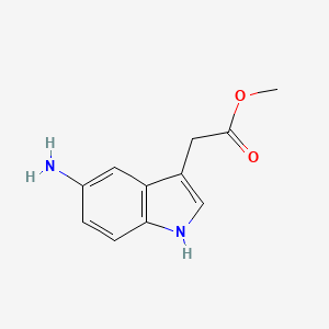 methyl 2-(5-amino-1H-indol-3-yl)acetate - 