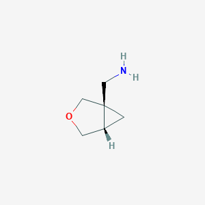 [(1R,5S)-3-oxabicyclo[3.1.0]hexan-1-yl]methanamine - 
