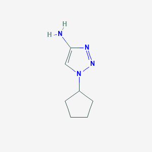 1-cyclopentyl-1H-1,2,3-triazol-4-amine - 