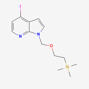 1H-Pyrrolo[2,3-b]pyridine, 4-iodo-1-[[2-(trimethylsilyl)ethoxy]methyl]- - 