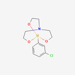 2,8,9-Trioxa-5-aza-1-silabicyclo(3.3.3)undecane, 1-(m-chlorophenyl)- - 56581-45-4