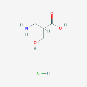 (2R)-3-amino-2-(hydroxymethyl)propanoic acid hydrochloride - 