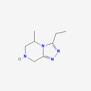 3-Ethyl-5-methyl-5,6,7,8-tetrahydro-[1,2,4]triazolo[4,3-a]pyrazine - 