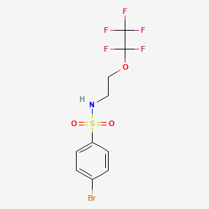 4-Bromo-N-(2-pentafluoroethyloxyethyl)-benzenesulfonamide - 