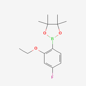 2-(2-Ethoxy-4-fluorophenyl)-4,4,5,5-tetramethyl-1,3,2-dioxaborolane - 