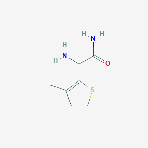2-Amino-2-(3-methylthiophen-2-yl)acetamide - 