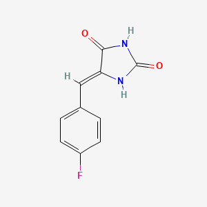 5-[1-(4-Fluoro-phenyl)-meth-(Z)-ylidene]-imidazolidine-2,4-dione - 